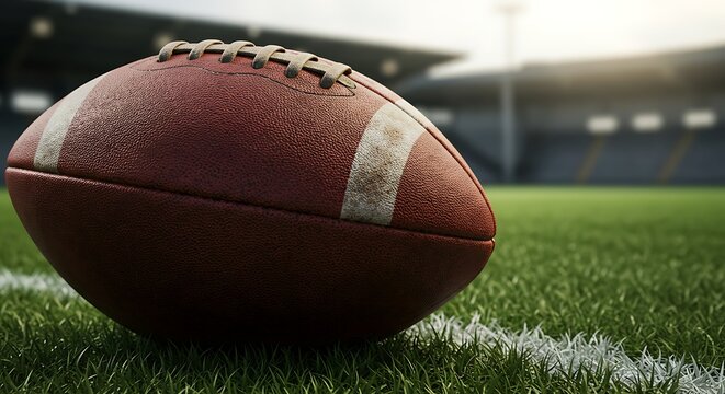 American Football Game Action.