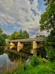 Fototapeta premium old bridge over the river
