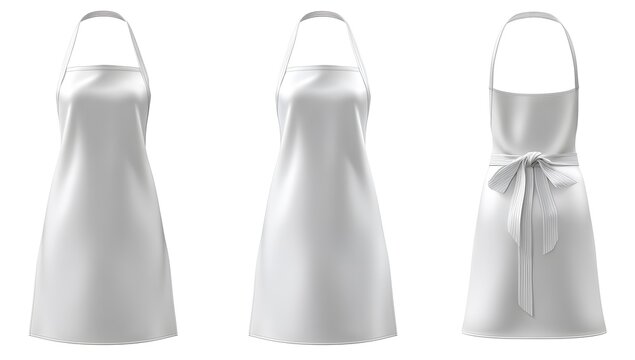 Shop professional white kitchen aprons for cooking baking and cleaning tasks