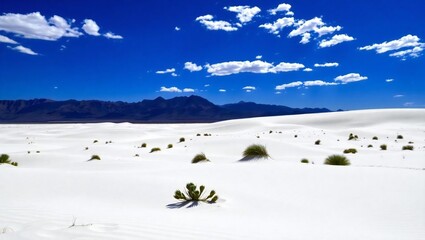 winter landscape with mountains