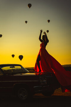 silhouette of a woman