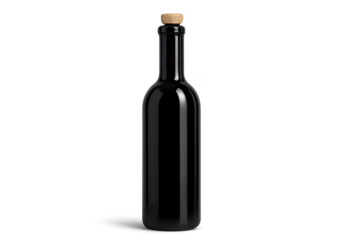 wine bottle isolated on white