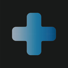 blue medical cross