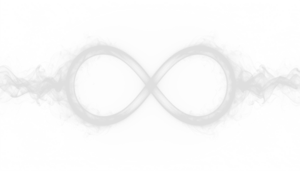 White smoke PNG, smoke overlay, smoke png, transparent smoke, infinity loop smoke, glowing smoke outline, flowing smoke, airy smoke, soft smoke, subtle smoke effect