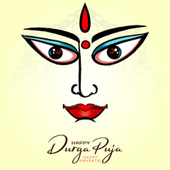Puja greeting card, Durga puja, Holy durga puja, Durja puja abstract, abstract, Holy
