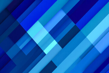 Obraz premium Abstract geometric pattern in varying shades of blue