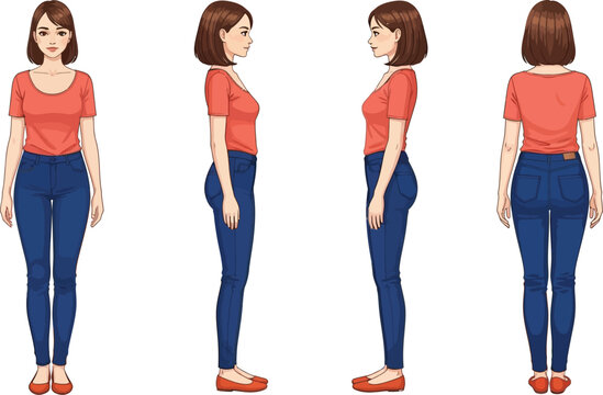Full Body Profile Images – Browse 55,435 Stock Photos, Vectors, and ...
