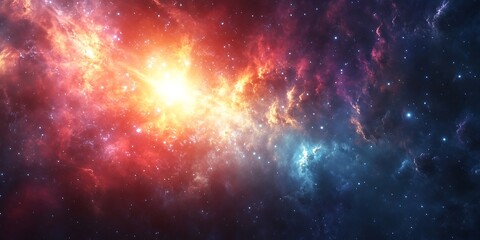 Naklejka premium A striking visual of Earth engulfed in flames, captured against a backdrop of a majestic sunrise, symbolizing destruction and rebirth in a celestial dance of light