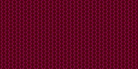 A vibrant pink and purple polka dot pattern seamlessly textures a vintage metal grid background. metallic, vector, backdrop, illustration, color, decoration, textured, love, material, shape, square