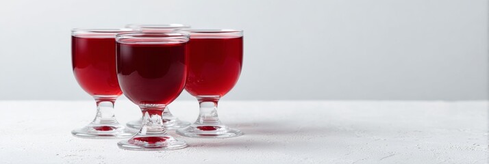 Glasses of crimson elixir whisper solstice secrets, perfect for Sukkot gatherings and Midsummer revelries, vibrant berry symphony