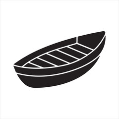 Rowboat Icon Vector Illustration