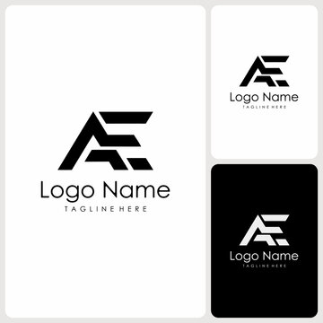 AE initial logo vector. creative logo