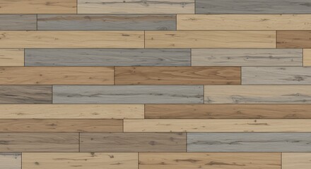 Wooden flooring pattern