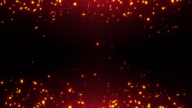 brown orange fire border frame background