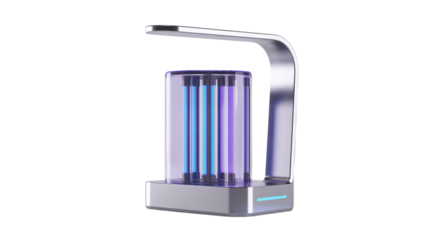 Modern UV sanitizing lamp for sterile environments and health
