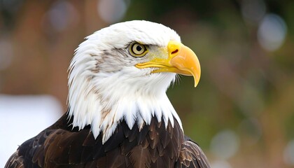 Obraz premium Bald Eagle Profile Close-up