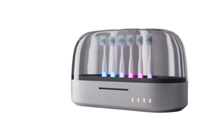 Sterile toothbrush sanitizer with UV light for ultimate oral hygiene