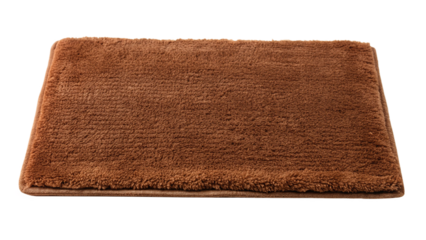  brown-bath-mat-isolated-on--white--background