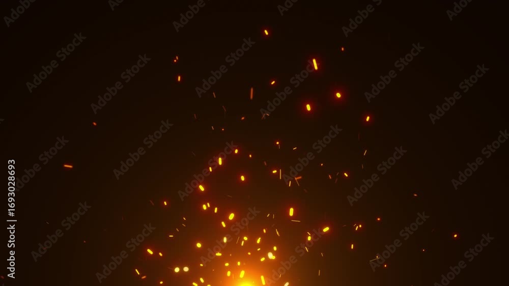 Wall mural fire light logo text element backgrounds effect