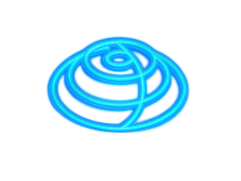 bright earth hologram icon digital isolated on white background, png, ai generated.