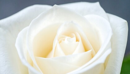 Close-up of a pristine white rose (2)