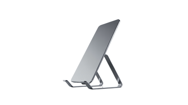 Sleek modern tablet stand for enhanced digital workspace productivity