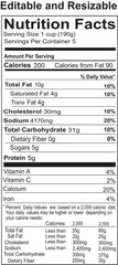 Fototapeta premium Comprehensive Guide to Understanding Food Nutrition Facts Labels