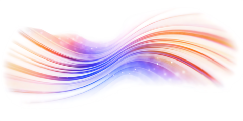 u turn curve light backgrounds pattern isolated on white background, png, ai generated.