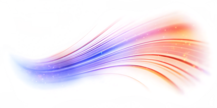 u turn curve light backgrounds pattern isolated on white background, png, ai generated.