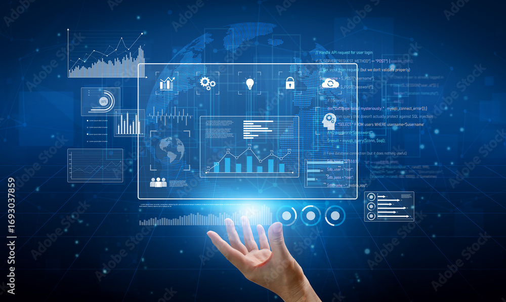 Aufkleber data dashboard and analytics system supports business, analytics, and data insights through centrali