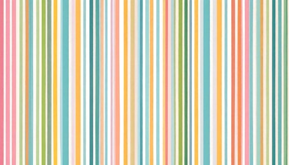 Vibrant vertical stripes
