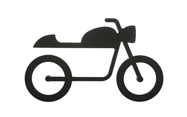 Fototapeta premium Motorcycle silhouette icon