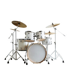 drum kit isolated on white