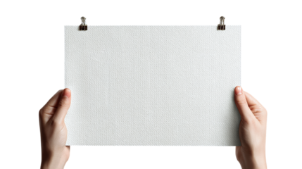 Vintage postcard halftone poster mockup isolated on transparent background