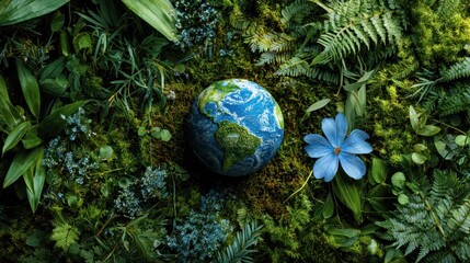 Earth's Embrace: A Lush Green Ecosystem