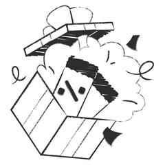 Gift box with coupons