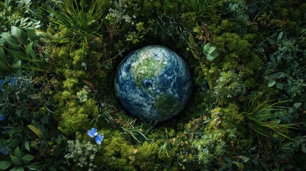 Our Green Planet: A Visual Representation of Earth's Ecosystem