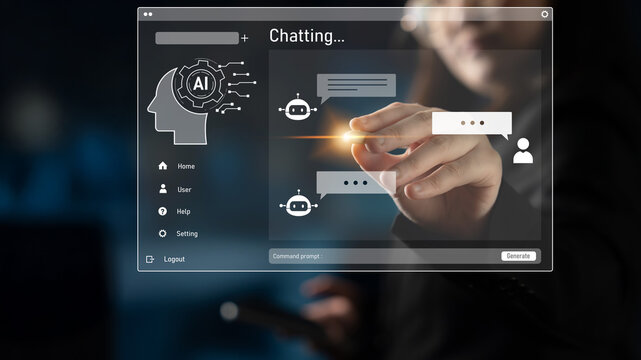 AI image generator interface enables image, AI, and generator process by converting user prompt into visual content using intelligent algorithms Latch