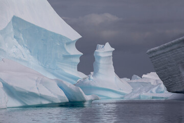 large icebergs near Yalour Islands Antarctica 
