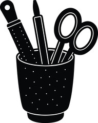 Abstract geometric shape against dark textured background abstract art dynamic form