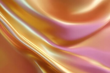 Obraz premium Matte Gold Elegance: Soft Pink, Orange, and Caramel Silk Abstract Background for Celebratory Moments