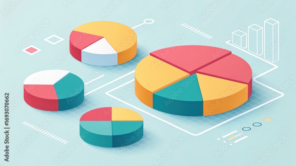 Poster data visualization techniques and their impact on decision making in business analytics modern offic