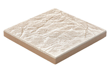 A single slice of toast with a light colored spread.