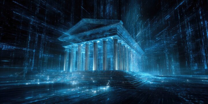 Digital Grecian Temple