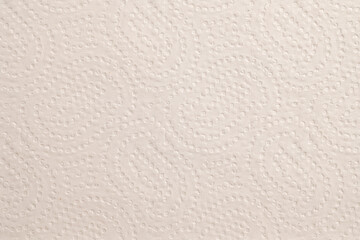 Embossed texture of white paper towel
