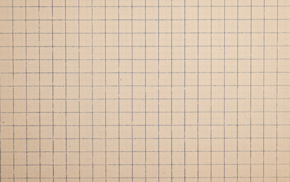 Vintage graph paper with blue grid lines
