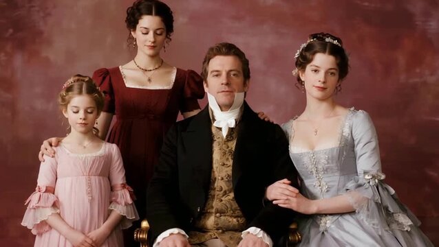 Familia de la aristocracia inglesa