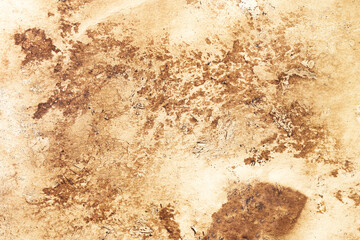Vintage paper texture background. Old dirty parchment with stains. Grunge surface with rough marks....