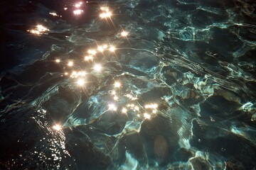 Fototapeta premium Sparkling water surface
