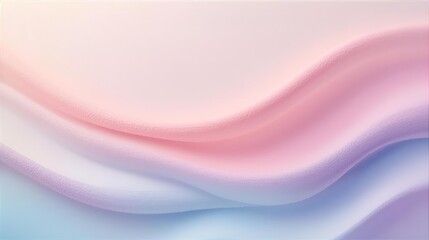 Fototapeta premium Soft Pastel Gradient Waves with Elegant Texture Abstract Background